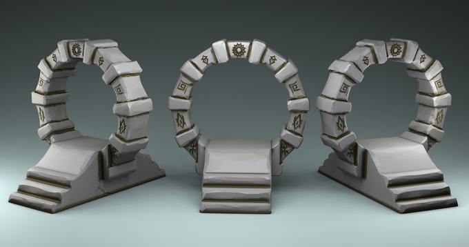 Stylized Magic World - Portal (Digital file)