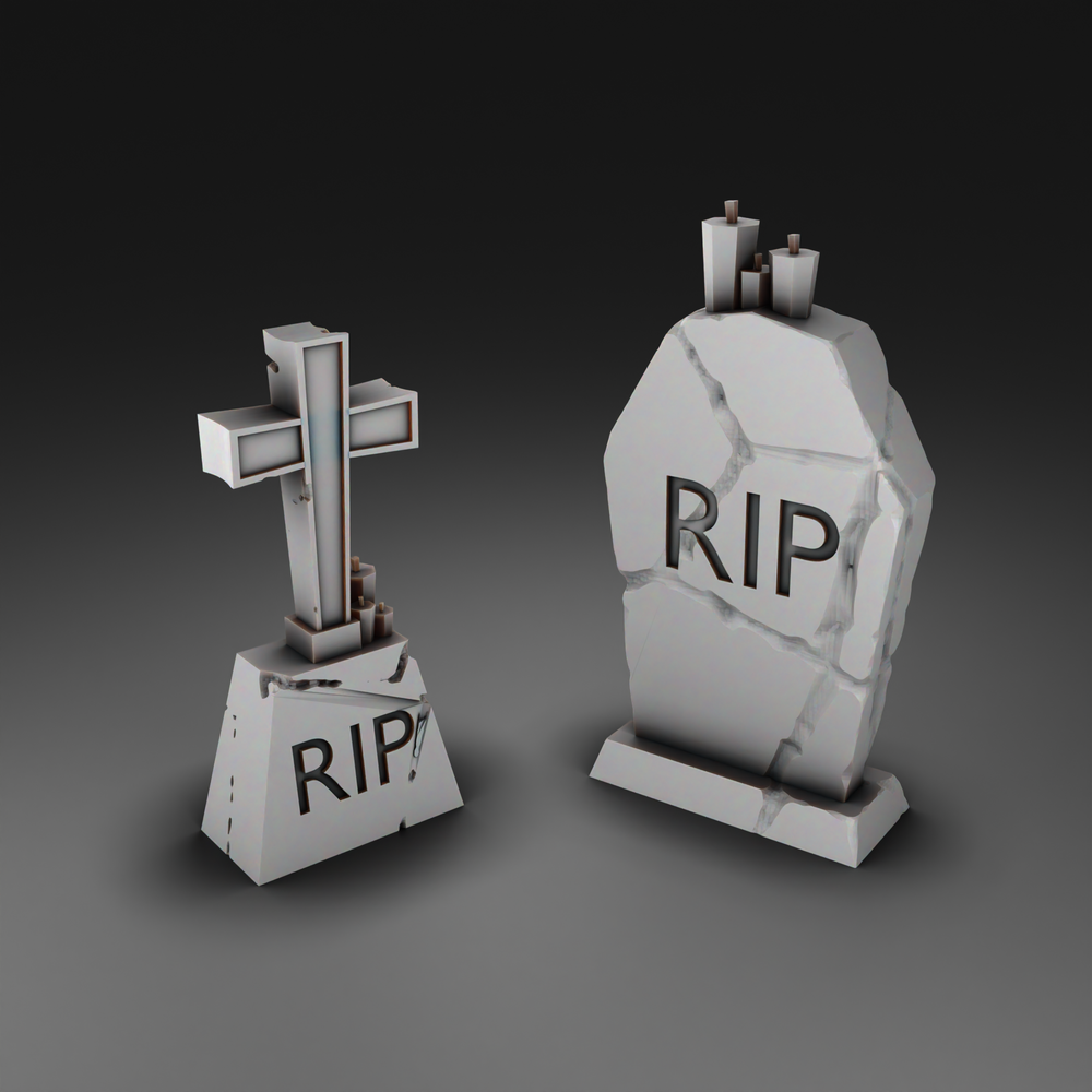 Architecture of forest dwellers - Grave Stone - (Digital File)