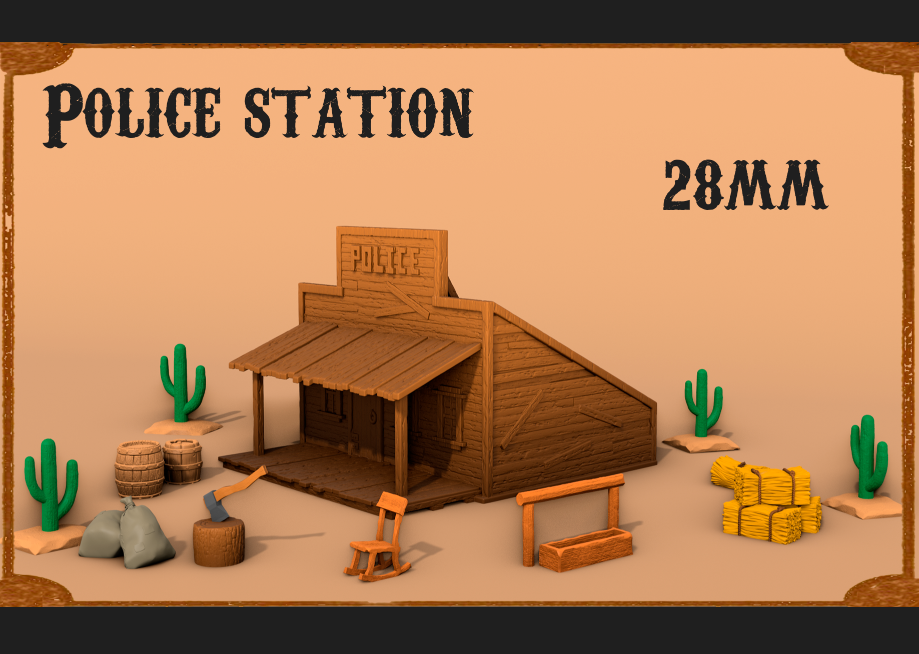 Wild West - Police Station (Digital file)