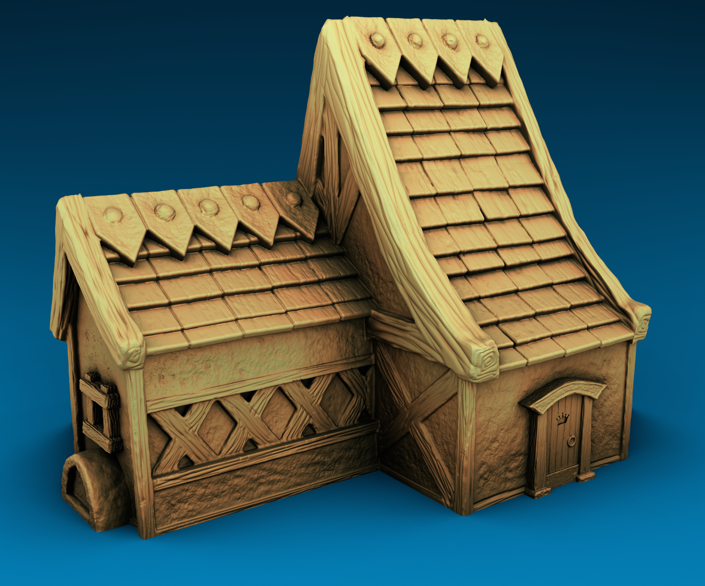 Stylized Middle Ages Part 2 - House 1 (Digital file)